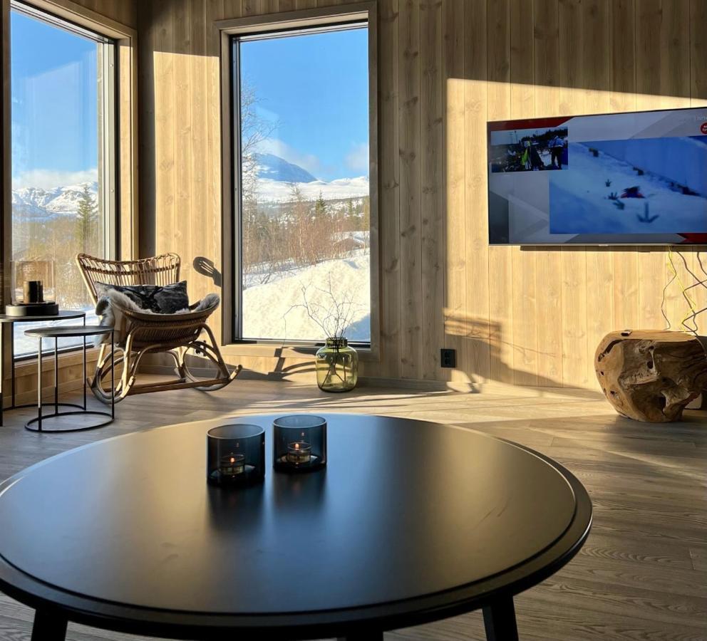 Brand New Cabin On The Sunny Side Of Gaustatoppen With A Great View Tuddal Екстериор снимка